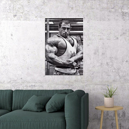 Mark Alvisi Side Chest Pose Bodybuilder Poster Bodybuilding Workout HD Photo Print Motivational Gym Decor Athletes Icon Wall Art Weightlifting Artwork Gifts for Fitness Lovers - xonomax