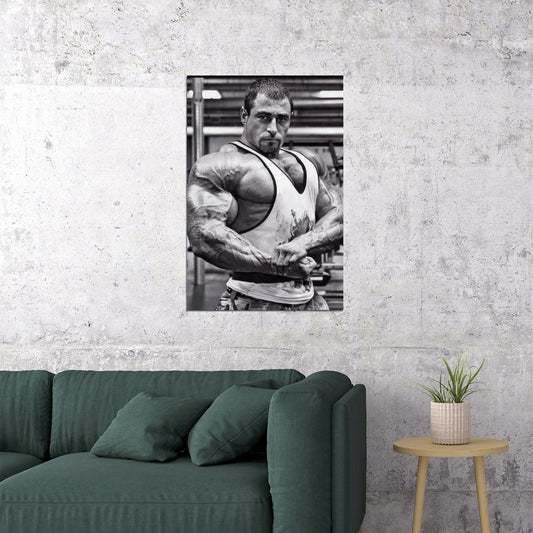 Mark Alvisi Side Chest Pose Bodybuilder Poster Bodybuilding Workout HD Photo Print Motivational Gym Decor Athletes Icon Wall Art Weightlifting Artwork Gifts for Fitness Lovers - xonomax