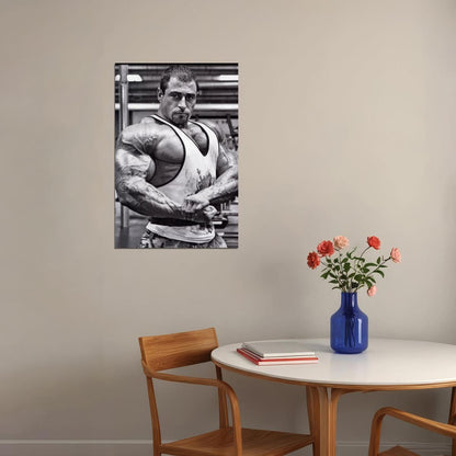 Mark Alvisi Side Chest Pose Bodybuilder Poster Bodybuilding Workout HD Photo Print Motivational Gym Decor Athletes Icon Wall Art Weightlifting Artwork Gifts for Fitness Lovers - xonomax