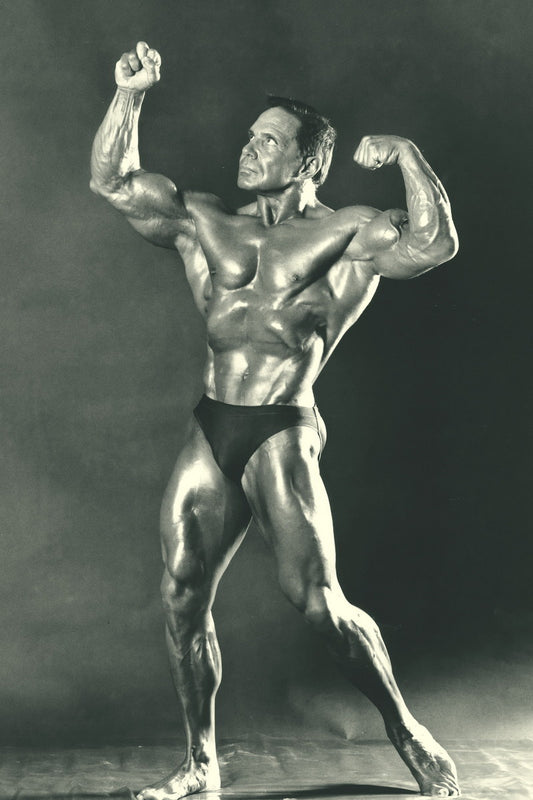 Bill Pearl Black And White Famous Oldschool Bodybuilder Poster Bodybuilding Workout HD Photo Print Inspirational Gym Decor Athletes Icon Wall Art Weightlifting Artwork - xonomax