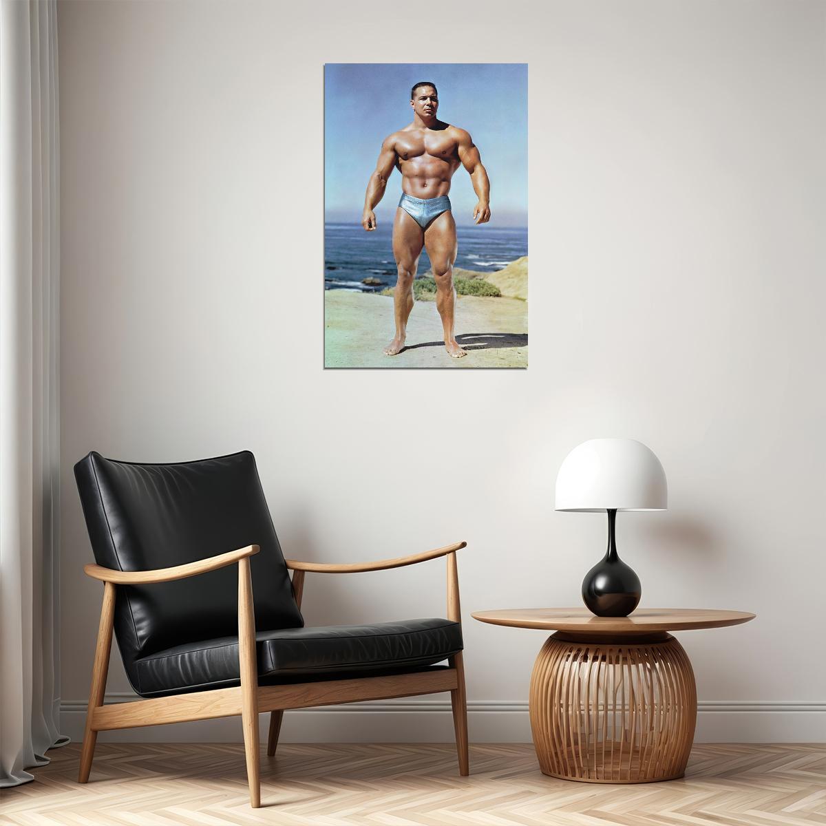 Bill Pearl Famous Oldschool Bodybuilder Poster Bodybuilding Workout HD Photo Print Motivational Gym Decor Athletes Icon Wall Art Weightlifting Artwork Gifts for Fitness Lovers - xonomax
