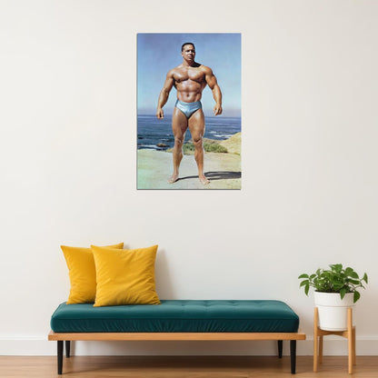 Bill Pearl Famous Oldschool Bodybuilder Poster Bodybuilding Workout HD Photo Print Motivational Gym Decor Athletes Icon Wall Art Weightlifting Artwork Gifts for Fitness Lovers - xonomax