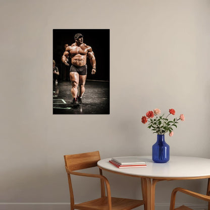 Roelly Winklaar Bodybuilder Poster Bodybuilding Workout HD Photo Print Motivational Gym Decor Athletes Icon Wall Art Weightlifting Artwork Gifts for Fitness Lovers
