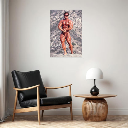 Rich Gaspari Famous Oldschool Bodybuilder Poster Bodybuilding Workout HD Photo Print Inspirational Gym Decor Athletes Icon Wall Art Weightlifting Artwork Gifts for Fitness Lovers - xonomax