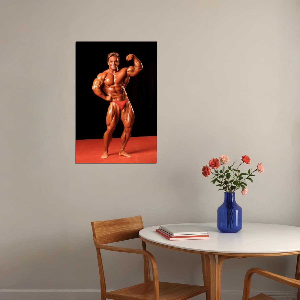 Rich Gaspari Famous Oldschool Bodybuilder Poster Bodybuilding Workout HD Photo Print Motivational Gym Decor Athletes Icon Wall Art Weightlifting Artwork Gifts for Fitness Lovers - xonomax