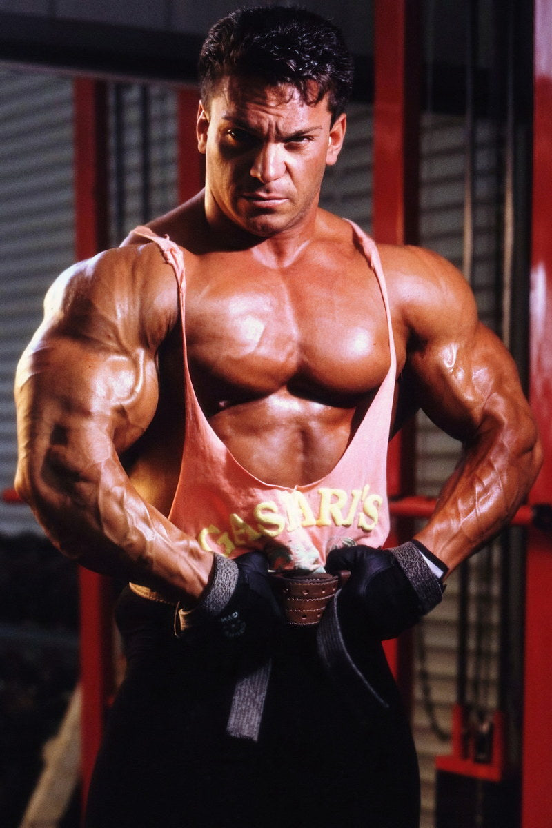 Rich Gaspari Gym Shot Famous Oldschool Bodybuilder Poster Bodybuilding Workout HD Photo Print Inspirational Gym Decor Athletes Icon Wall Art Weightlifting Artwork - xonomax