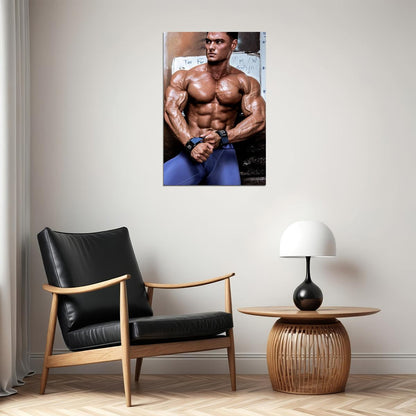 Jeremy Buendia Bodybuilder Poster Bodybuilding Workout HD Photo Print Inspirational Gym Decor Athletes Icon Wall Art Weightlifting Artwork Gifts for Fitness Lovers