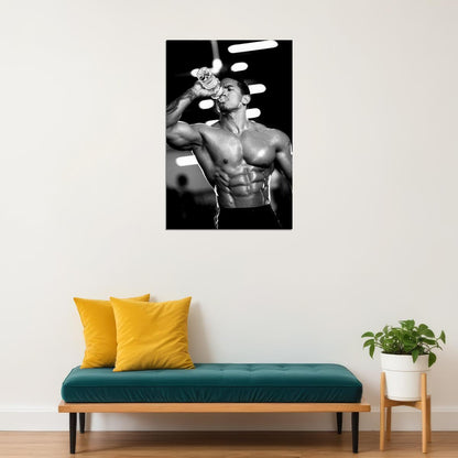 Stan McQuay Black And White Famous Bodybuilder Poster Bodybuilding Workout HD Photo Print Inspirational Gym Decor Athletes Icon Wall Art Weightlifting Artwork - xonomax