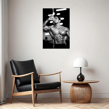 Stan McQuay Black And White Famous Bodybuilder Poster Bodybuilding Workout HD Photo Print Inspirational Gym Decor Athletes Icon Wall Art Weightlifting Artwork - xonomax