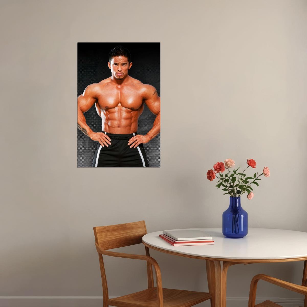Stan McQuay Famous Bodybuilder Poster Bodybuilding Workout HD Photo Print Inspirational Gym Decor Athletes Icon Wall Art Weightlifting Artwork Gifts for Fitness Lovers - xonomax