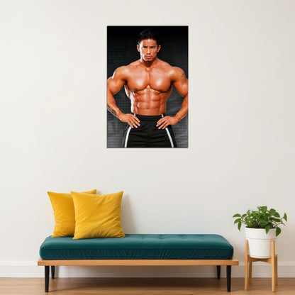 Stan McQuay Famous Bodybuilder Poster Bodybuilding Workout HD Photo Print Inspirational Gym Decor Athletes Icon Wall Art Weightlifting Artwork Gifts for Fitness Lovers - xonomax