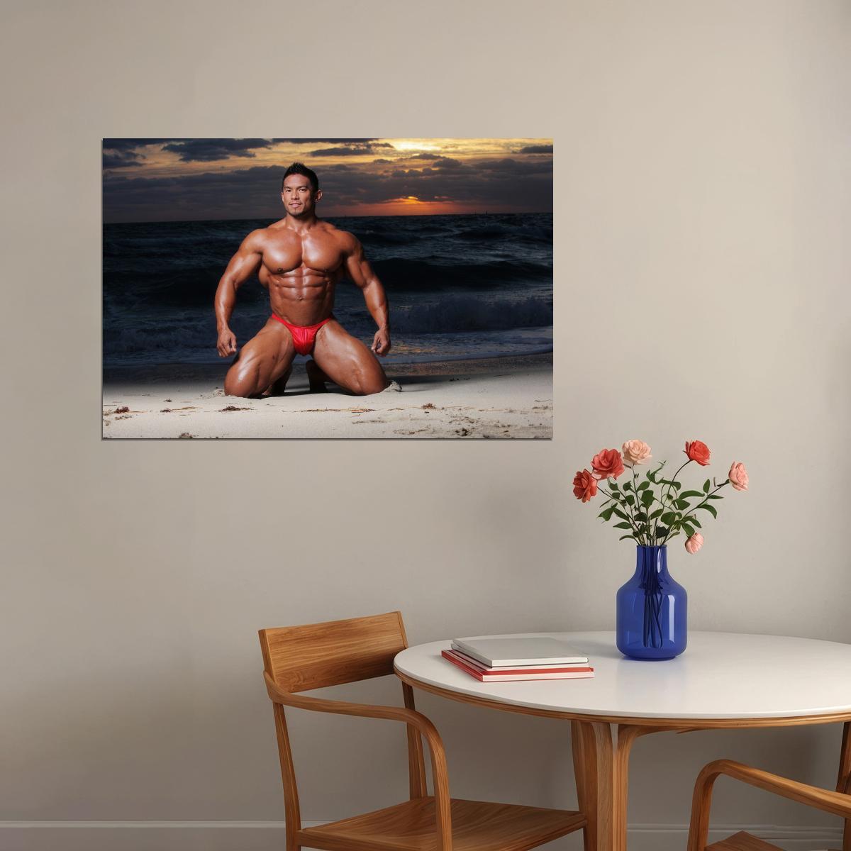 Stan McQuay Famous Bodybuilder Poster Bodybuilding Workout HD Photo Print Inspirational Gym Decor Athletes Icon Wall Art Weightlifting Artwork Gifts for Fitness Lovers - xonomax