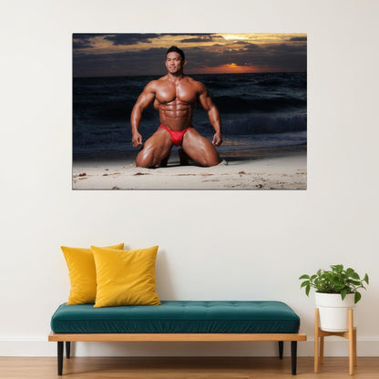 Stan McQuay Famous Bodybuilder Poster Bodybuilding Workout HD Photo Print Inspirational Gym Decor Athletes Icon Wall Art Weightlifting Artwork Gifts for Fitness Lovers - xonomax