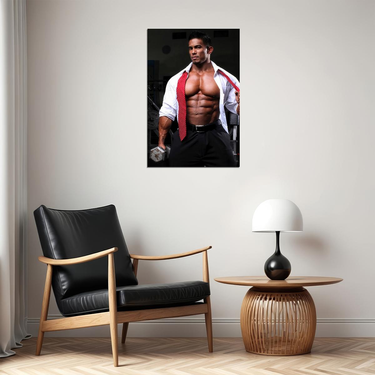 Stan McQuay Famous Bodybuilder Poster Bodybuilding Workout HD Photo Print Motivational Gym Decor Athletes Icon Wall Art Weightlifting Artwork Gifts for Fitness Lovers - xonomax