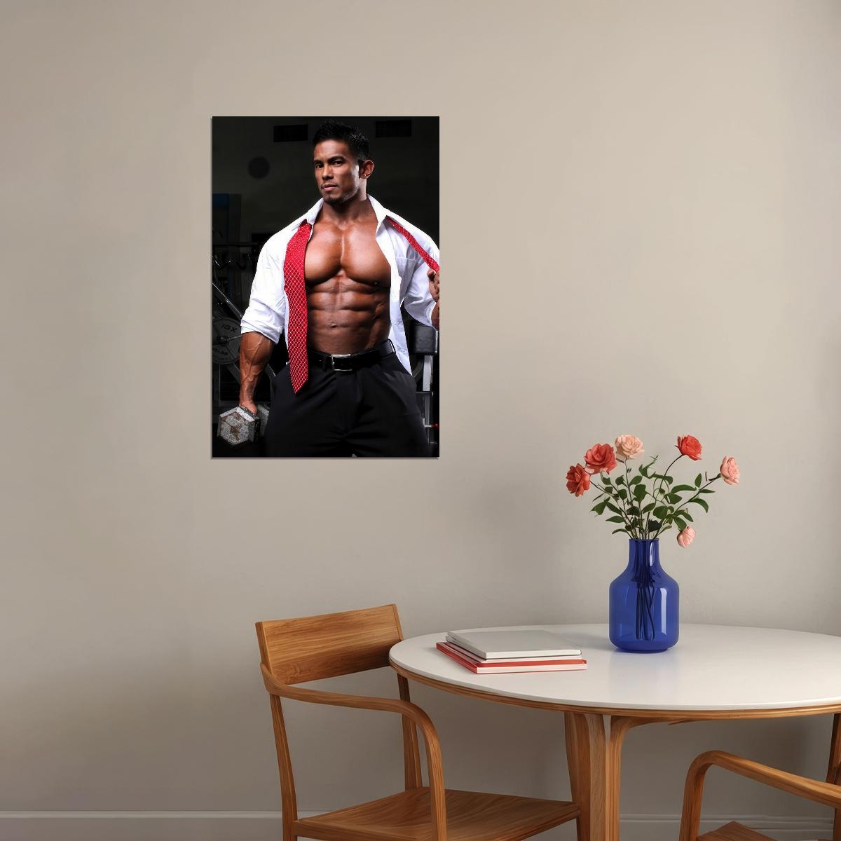Stan McQuay Famous Bodybuilder Poster Bodybuilding Workout HD Photo Print Motivational Gym Decor Athletes Icon Wall Art Weightlifting Artwork Gifts for Fitness Lovers - xonomax