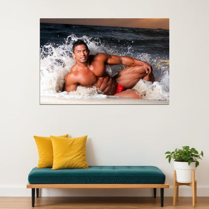 Stan McQuay Famous Bodybuilder Poster Bodybuilding Workout HD Photo Print Inspirational Gym Decor Athletes Icon Wall Art Weightlifting Artwork Gifts for Fitness Lovers - xonomax