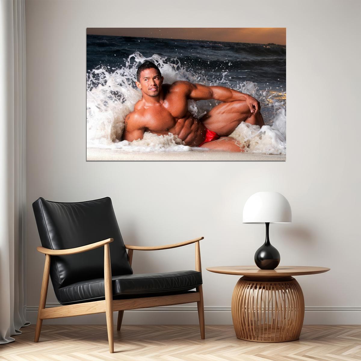 Stan McQuay Famous Bodybuilder Poster Bodybuilding Workout HD Photo Print Inspirational Gym Decor Athletes Icon Wall Art Weightlifting Artwork Gifts for Fitness Lovers - xonomax