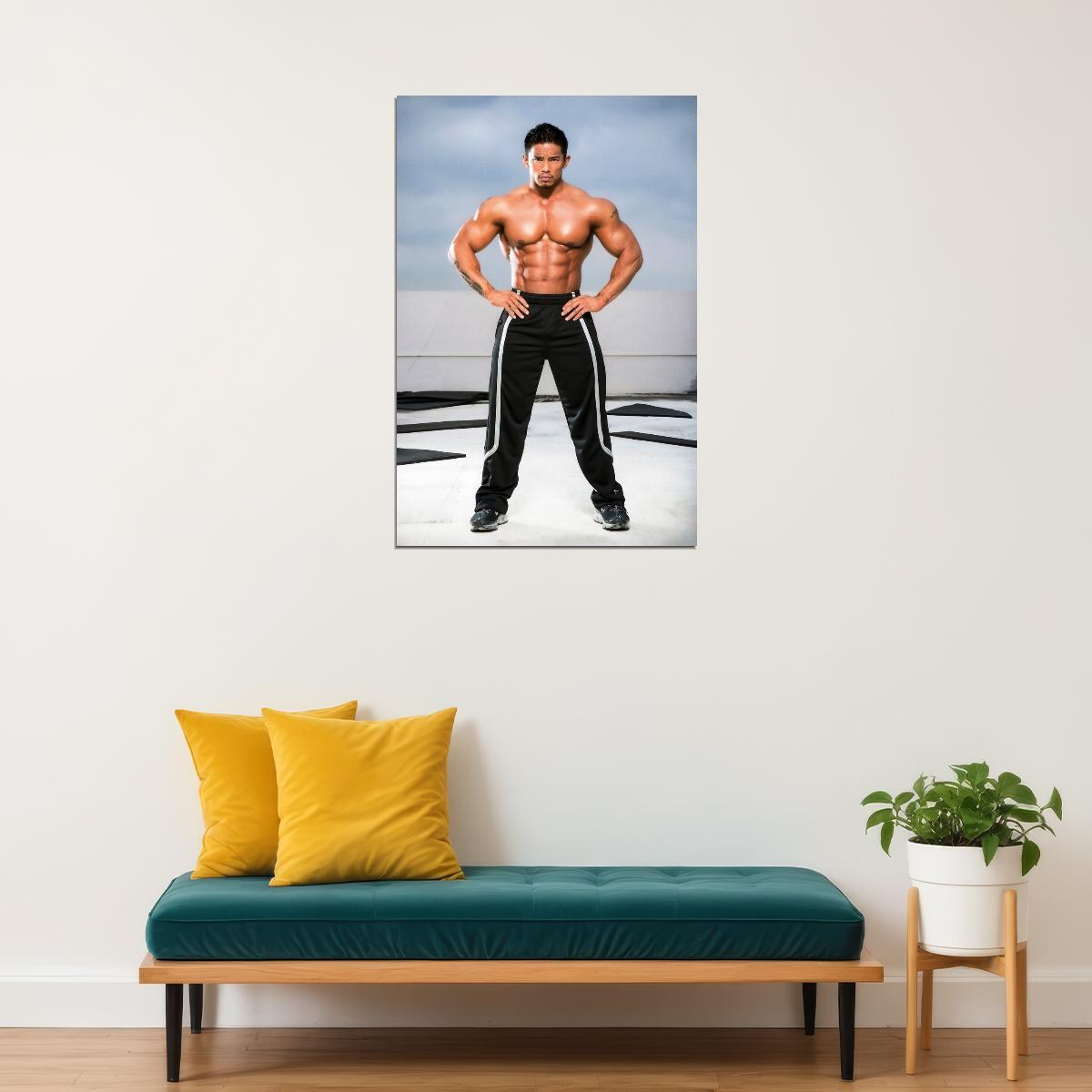 Stan McQuay Famous Bodybuilder Poster Bodybuilding Workout HD Photo Print Motivational Gym Decor Athletes Icon Wall Art Weightlifting Artwork Gifts for Fitness Lovers - xonomax