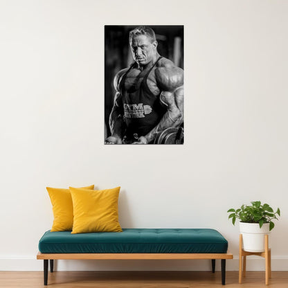 Markus Ruhl Black And White Famous Bodybuilder Poster Bodybuilding Workout HD Photo Print Inspirational Gym Decor Athletes Icon Wall Art Weightlifting Artwork - xonomax
