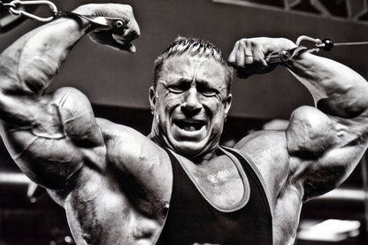 Markus Ruhl Gym Shot Black And White Famous Bodybuilder Poster Bodybuilding Workout HD Photo Print Motivational Gym Decor Athletes Icon Wall Art Weightlifting Artwork - xonomax