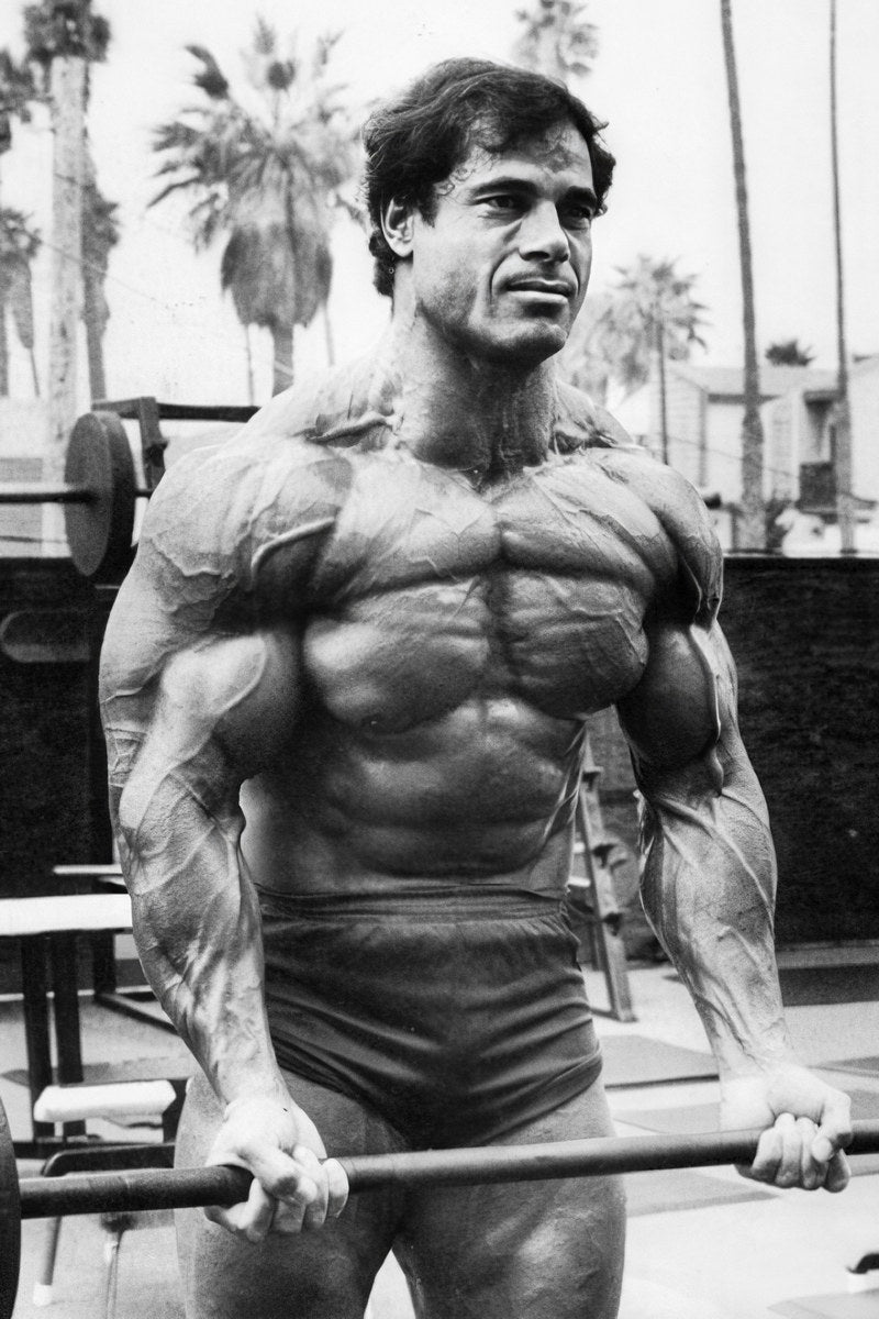 Franco Columbu Black And White Famous Oldschool Bodybuilder Poster Bodybuilding Workout HD Photo Print Inspirational Gym Decor Athletes Icon Wall Art Weightlifting Artwork - xonomax