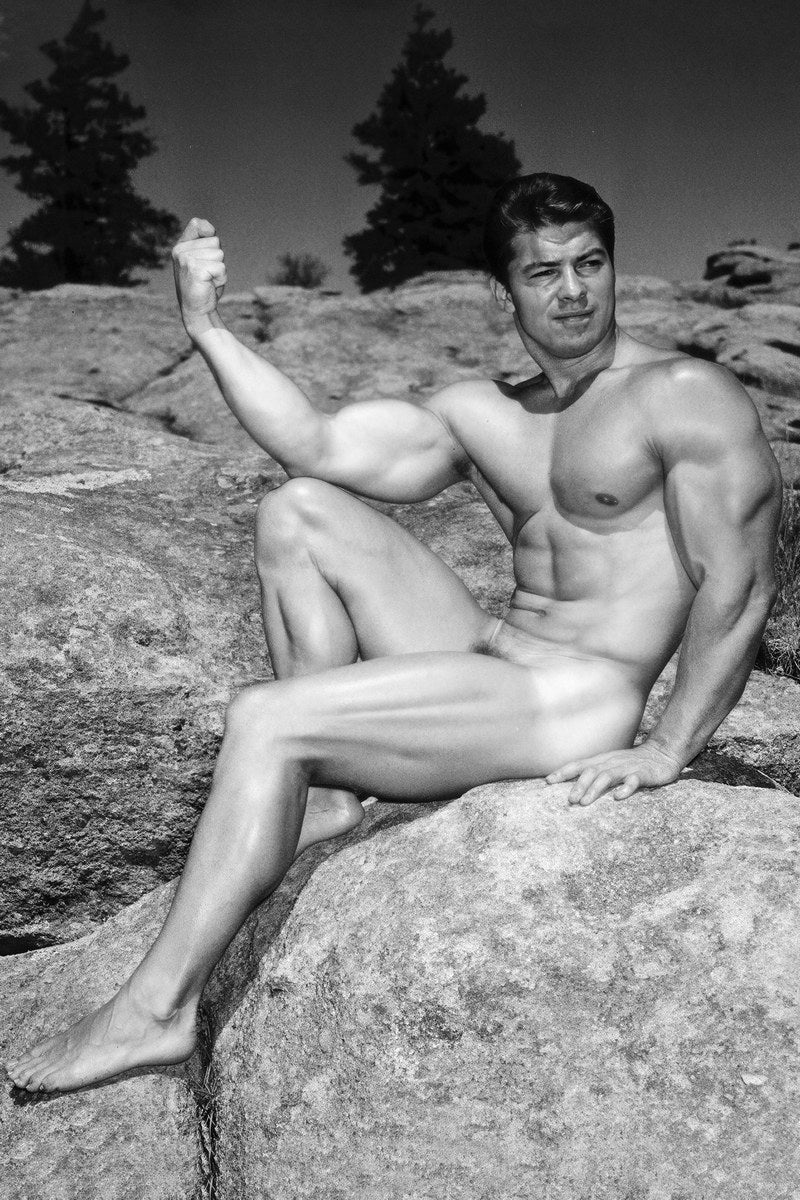 Larry Scott Black And White Famous Oldschool Bodybuilder Poster Bodybuilding Workout HD Photo Print Motivational Gym Decor Athletes Icon Wall Art Weightlifting Artwork - xonomax