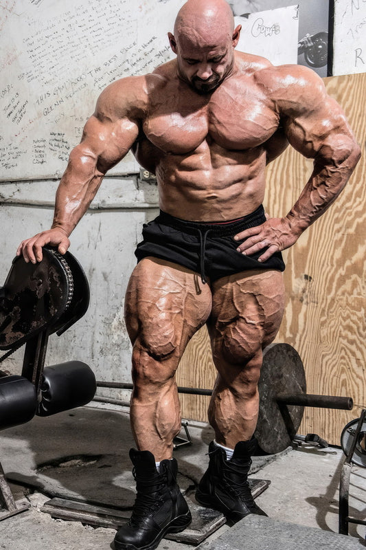 Branch Warren Gym Shot Famous Bodybuilder Poster Bodybuilding Workout HD Photo Print Inspirational Gym Decor Athletes Icon Wall Art Weightlifting Artwork Gifts for Fitness Lovers - xonomax