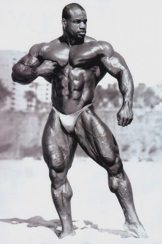 Chris Cormier Black And White Famous Oldschool Bodybuilder Poster Bodybuilding Workout HD Photo Print Inspirational Gym Decor Athletes Icon Wall Art Weightlifting Artwork - xonomax