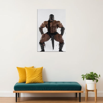Kai Greene Famous Bodybuilder Poster Bodybuilding Workout HD Photo Print Motivational Gym Decor Athletes Icon Wall Art Weightlifting Artwork Gifts for Fitness Lovers - xonomax
