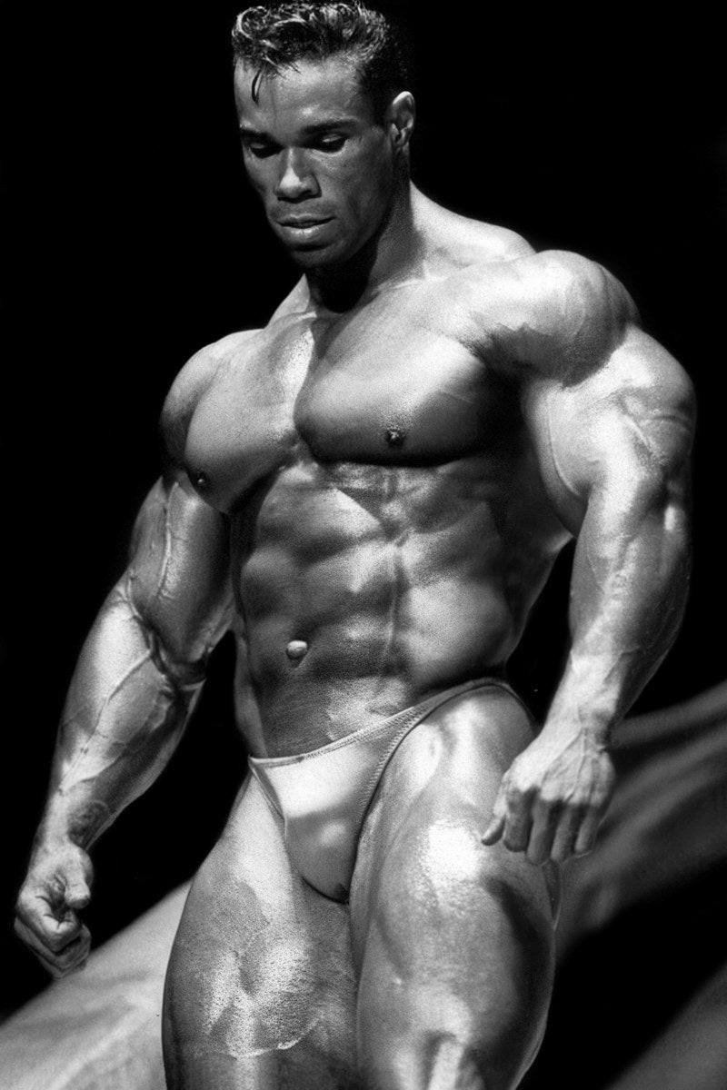 Kevin Levrone Black And White Bodybuilder Poster Bodybuilding Workout HD Photo Print Motivational Gym Decor Athletes Icon Wall Art Weightlifting Artwork Gifts for Fitness Lovers - xonomax