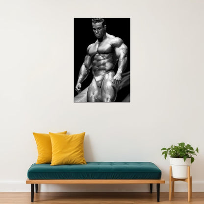 Kevin Levrone Black And White Bodybuilder Poster Bodybuilding Workout HD Photo Print Motivational Gym Decor Athletes Icon Wall Art Weightlifting Artwork Gifts for Fitness Lovers - xonomax