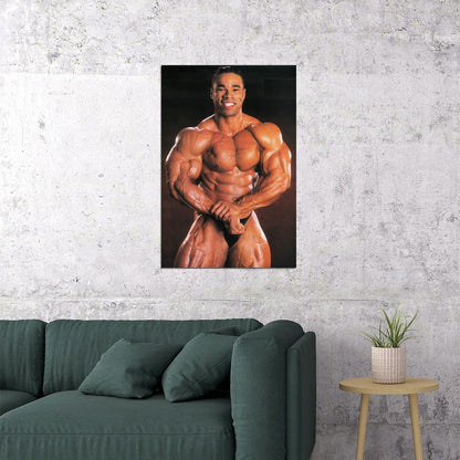 Kevin Levrone Bodybuilder Poster Bodybuilding Workout HD Photo Print Motivational Gym Decor Athletes Icon Wall Art Weightlifting Artwork Gifts for Fitness Lovers - xonomax