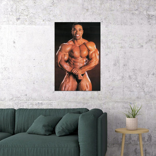 Kevin Levrone Bodybuilder Poster Bodybuilding Workout HD Photo Print Motivational Gym Decor Athletes Icon Wall Art Weightlifting Artwork Gifts for Fitness Lovers - xonomax