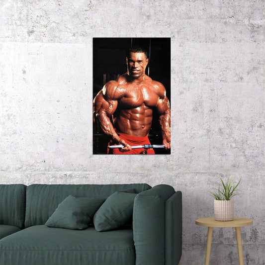 Kevin Levrone Bodybuilder Poster Bodybuilding Workout HD Photo Print Inspirational Gym Decor Athletes Icon Wall Art Weightlifting Artwork Gifts for Fitness Lovers - xonomax