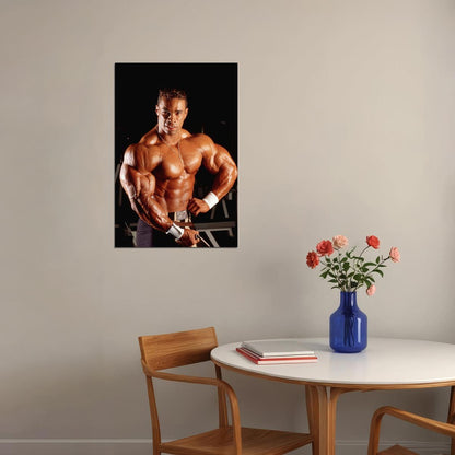 Kevin Levrone Bodybuilder Poster Bodybuilding Workout HD Photo Print Inspirational Gym Decor Athletes Icon Wall Art Weightlifting Artwork Gifts for Fitness Lovers - xonomax