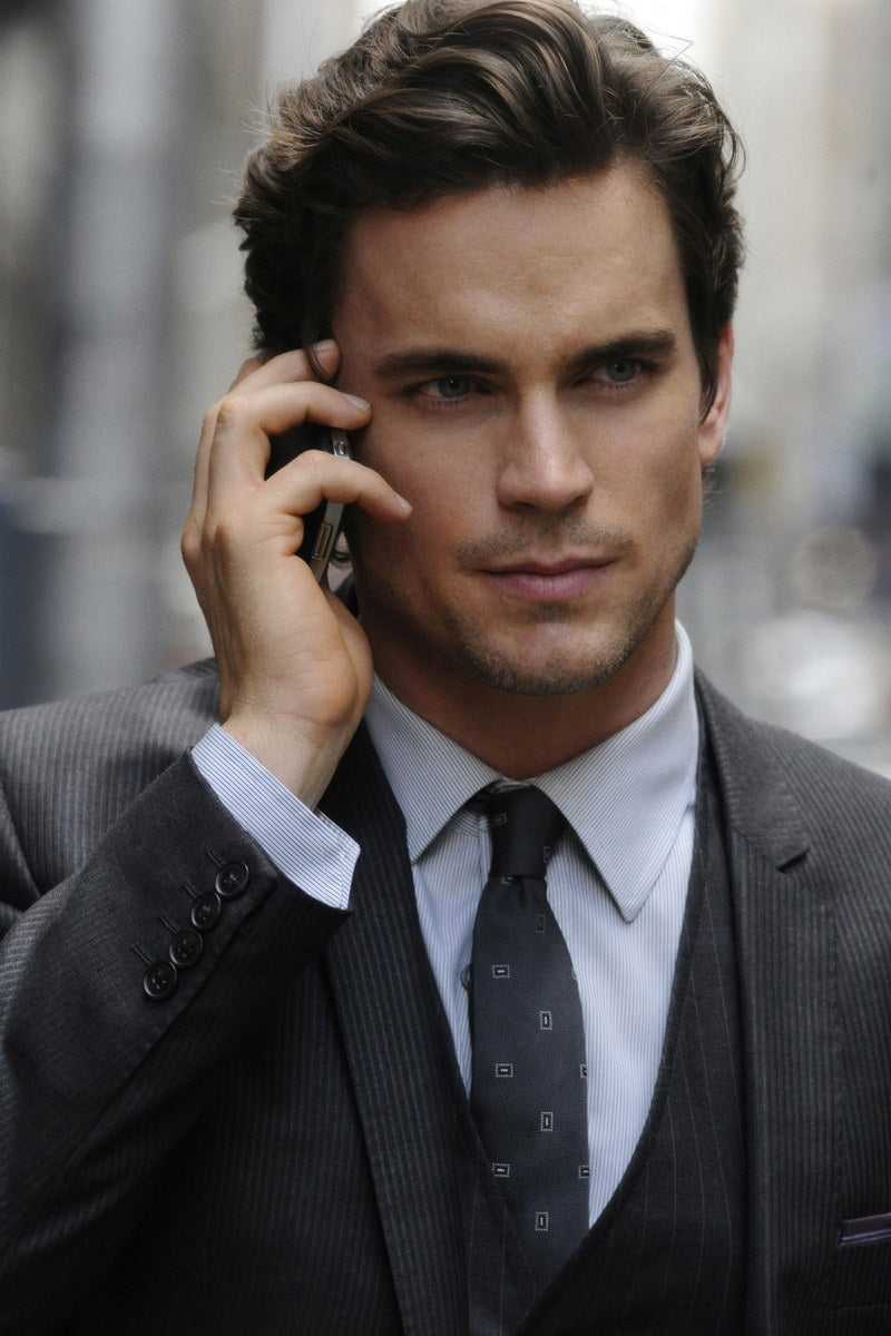 Matt Bomer Office Photo Print Hollywood Celebrity Poster Handsome Man Wall Art Stylish Male Actor Suit Aesthetic Decor for Bedroom Living Space - xonomax