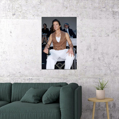 Matt Bomer Fashion Photo Print Celebrity Gay Icon Poster Hollywood Handsome Man Wall Art Stylish Male Model Aesthetic Decor for Bedroom Living Space - xonomax