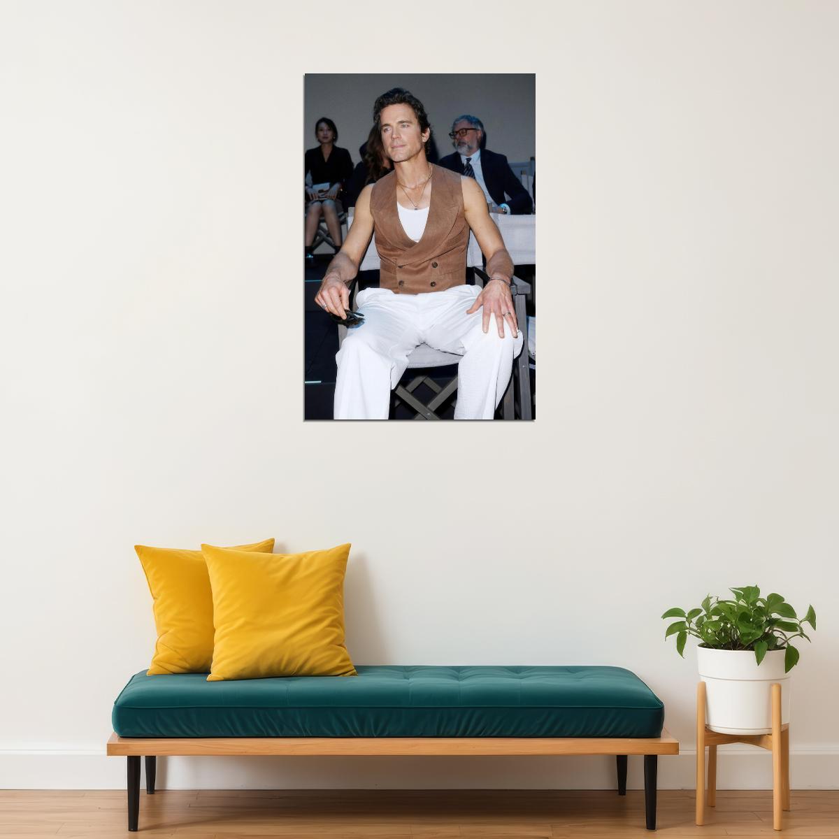 Matt Bomer Fashion Photo Print Celebrity Gay Icon Poster Hollywood Handsome Man Wall Art Stylish Male Model Aesthetic Decor for Bedroom Living Space - xonomax