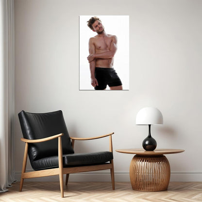 Jamie Dornan Sexy Shirtless Photo Print Hollywood Celebrity Poster Handsome Man Wall Art Stylish Male Model Aesthetic Decor for Bedroom Living Space - xonomax