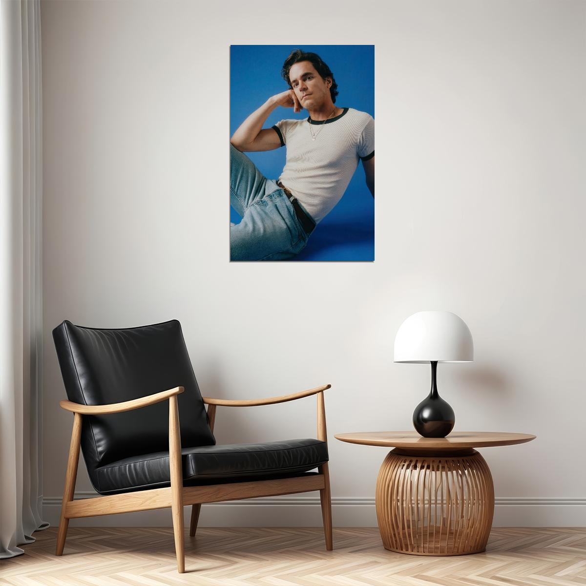 Matt Bomer Photo Print Celebrity Gay Icon Poster Hollywood Handsome Man Wall Art Stylish Male Model Aesthetic Decor for Bedroom Living Space - xonomax