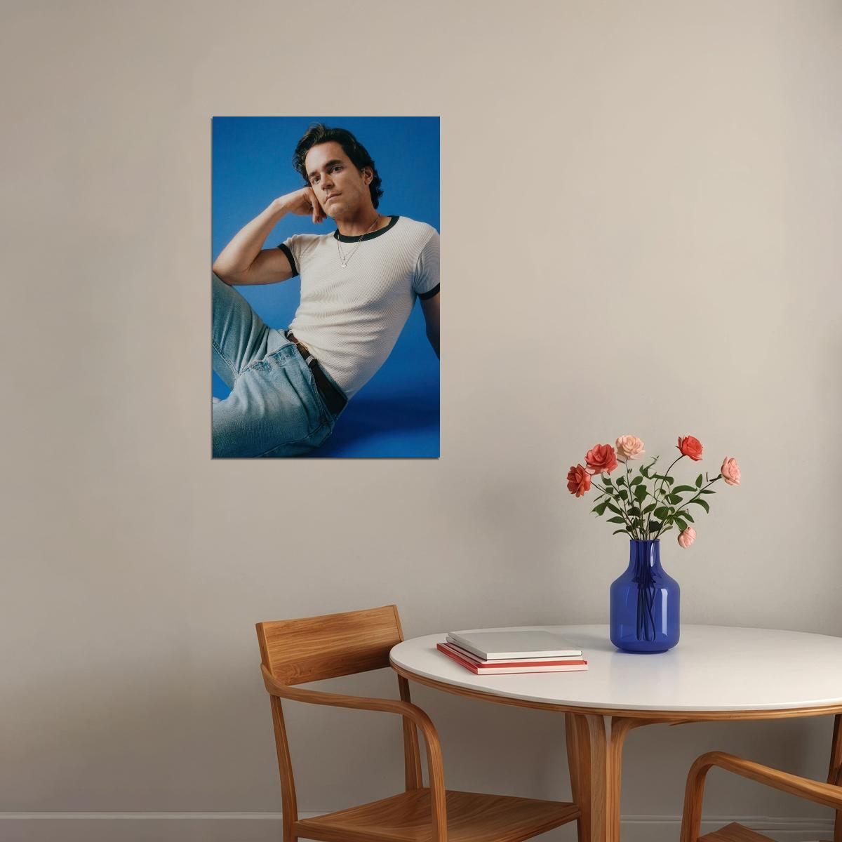 Matt Bomer Photo Print Celebrity Gay Icon Poster Hollywood Handsome Man Wall Art Stylish Male Model Aesthetic Decor for Bedroom Living Space - xonomax