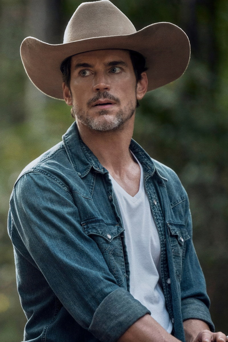 Matt Bomer Western Photo Print Hollywood Celebrity Poster Handsome Man Wall Art Cowboy Aesthetic Male Model Decor for Bedroom Living Room - xonomax