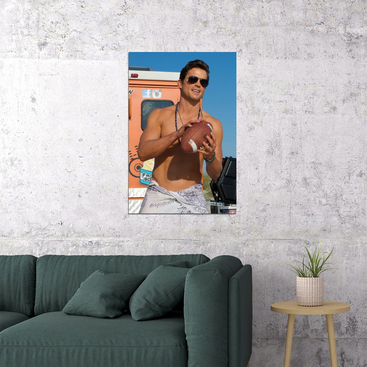 Matt Bomer Sexy Shirtless Photo Print Celebrity Gay Icon Poster Hollywood Handsome Man Wall Art Casual Male Aesthetic Decor for Bedroom Living Space - xonomax