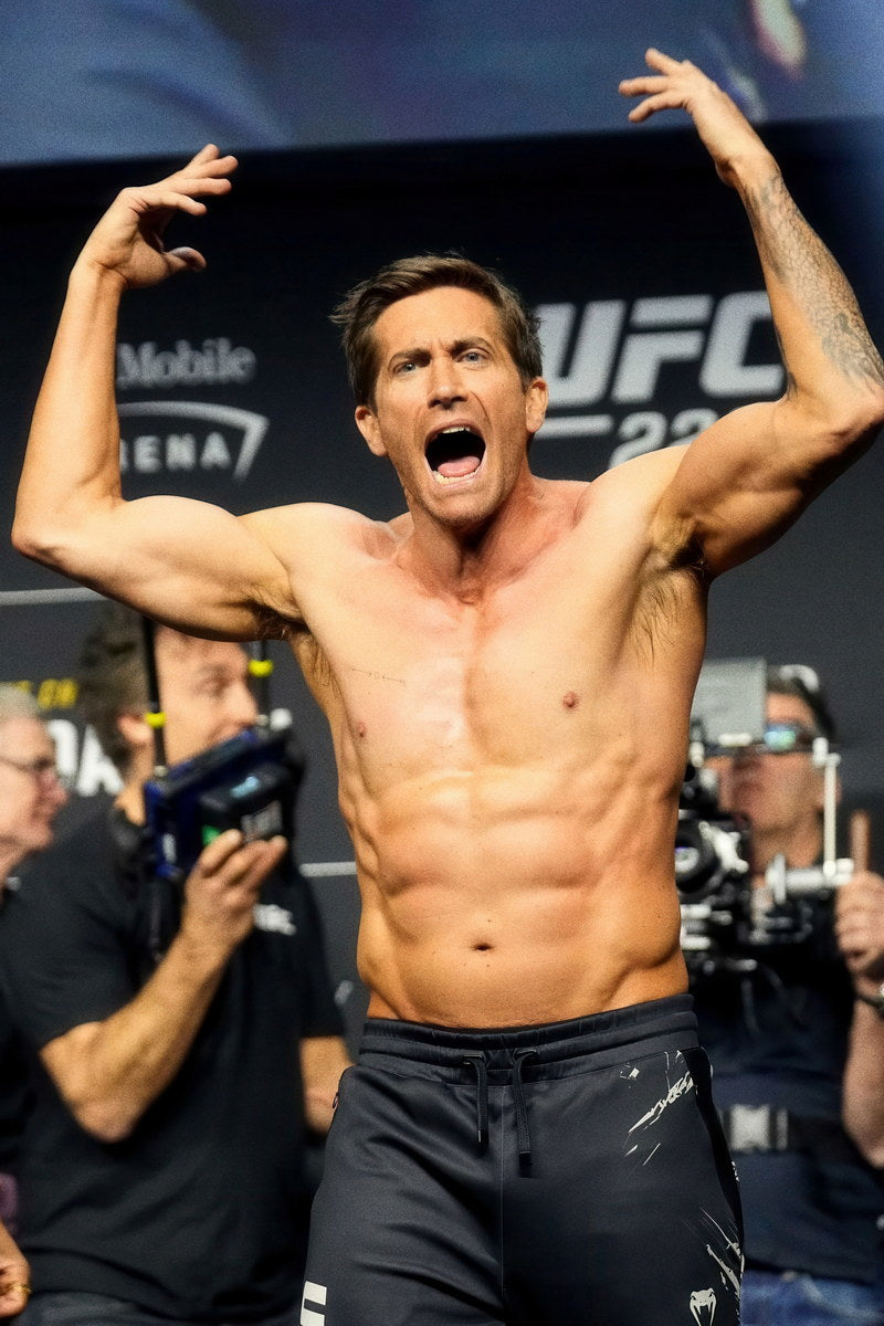 Jake Gyllenhaal Shirtless Photo Print Hollywood Celebrity Poster Handsome Man Wall Art Boxing Fighter Aesthetic Hot Male Decor for Bedroom Living Room - xonomax