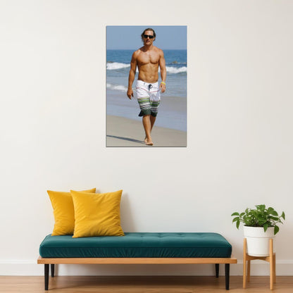 Matthew McConaughey Sexy Shirtless Photo Print Hollywood Celebrity Poster Handsome Man Wall Art Hot Beach Male Aesthetic Decor for Bedroom Living Room - xonomax