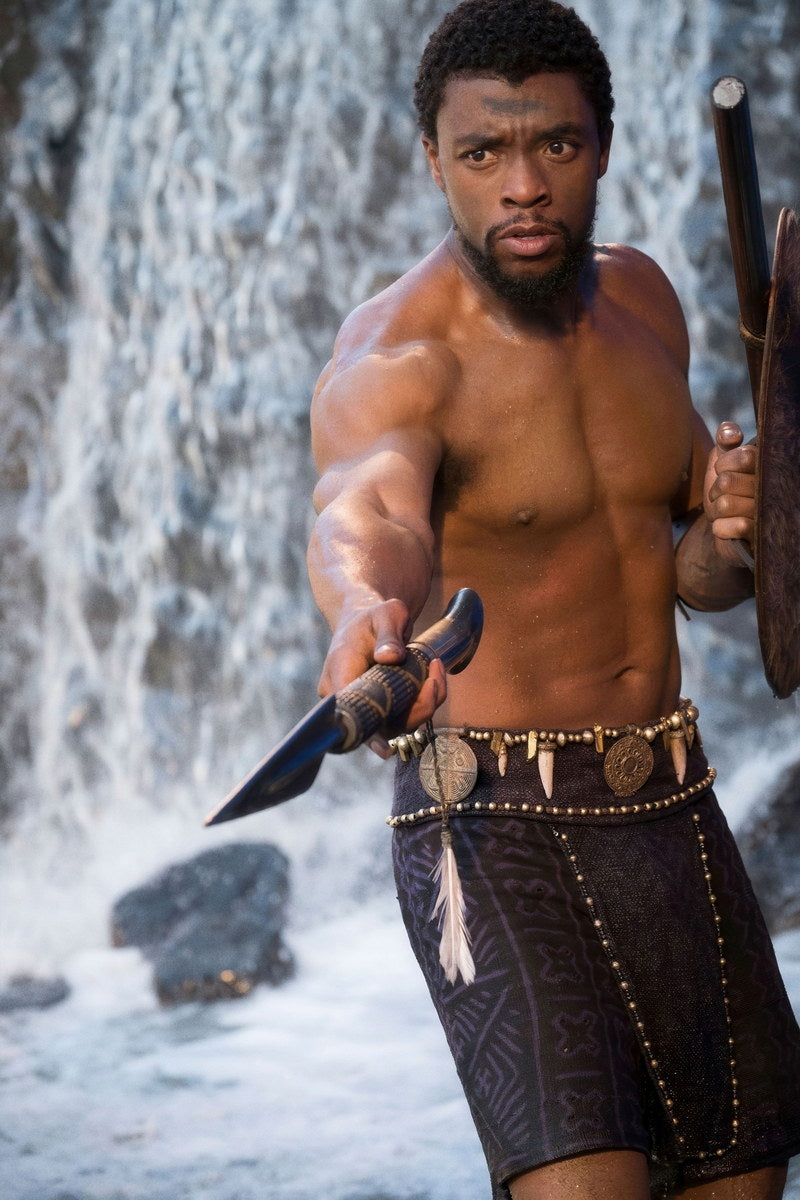 Michael B. Jordan Movie Scene Photo Print Hollywood Celebrity Poster Shirtless Handsome Man Wall Art Warrior Male Aesthetic Decor for Bedroom Living Room - xonomax