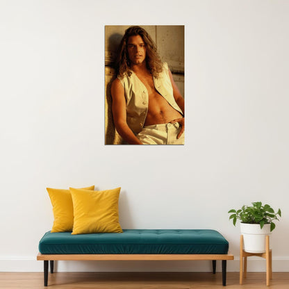 Ricky Martin Classic 90s Photo Print Hollywood Celebrity Poster Shirtless Handsome Man Wall Art Hot Male Model Aesthetic Decor for Bedroom Living Room