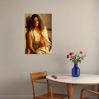 Ricky Martin Classic 90s Photo Print Hollywood Celebrity Poster Shirtless Handsome Man Wall Art Hot Male Model Aesthetic Decor for Bedroom Living Room
