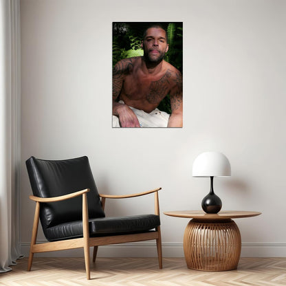 Ricky Martin Outdoor Photo Print Hollywood Celebrity Poster Shirtless Handsome Man Wall Art Hot Male Aesthetic Decor for Bedroom Living Room