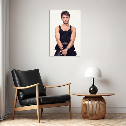 Jonathan Bailey Fashion Photo Print Gay Icon Hollywood Celebrity Poster Handsome Man Wall Art Hot Male Model Aesthetic Decor for Bedroom Living Room